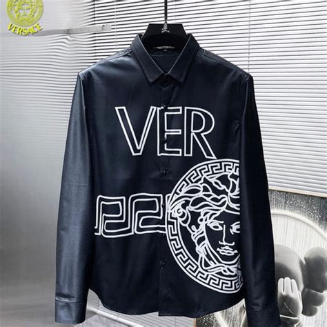 cheap versace shirts ebay|versace long sleeve t shirts.